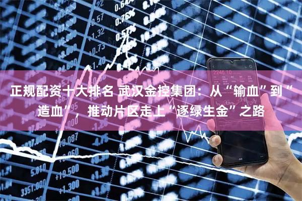 正规配资十大排名 武汉金控集团：从“输血”到“造血”，推动片区走上“逐绿生金”之路